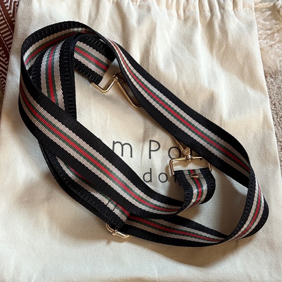 Pom Pom London Brown Crossbody Bag with Multiple Straps - Picture 5 of 7